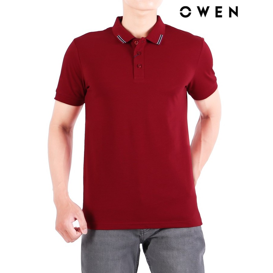 Áo polo ngắn tay nam OWEN Bodyfit màu đỏ - APV21878