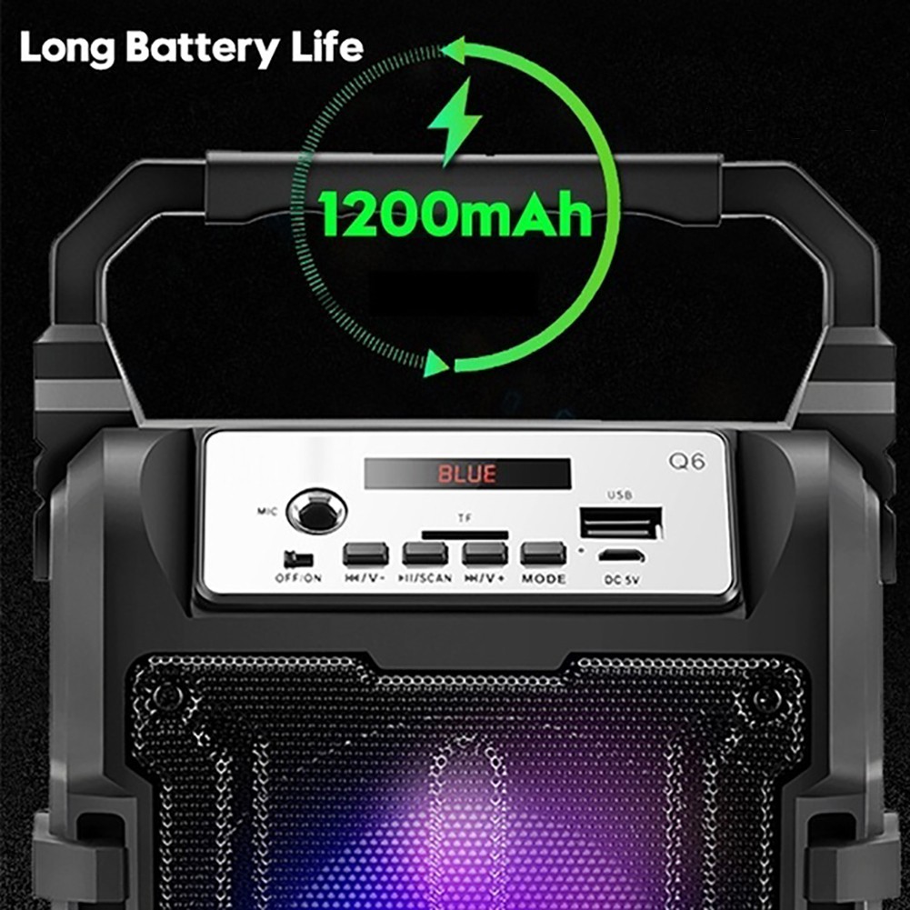 Loa Bluetooth Có Micro Hỗ Trợ Thẻ Nhớ Tf / Aux / Fm