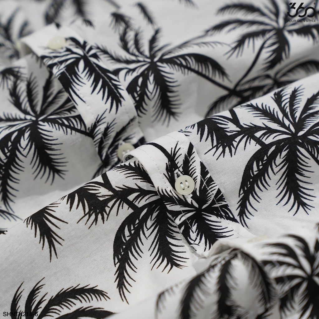 Áo sơ mi nam 360 BOUTIQUE ngắn tay họa tiết - SHNTK218-6 | BigBuy360 - bigbuy360.vn