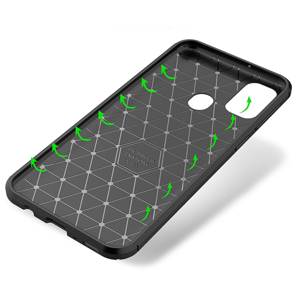 Samsung Galaxy M31 Case Luxury Carbon Fiber Cover Shockprood Phone Case Cover Full Protection Bumper