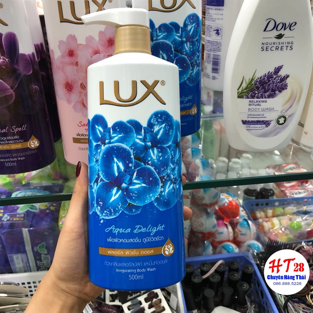 Sữa Tắm Lux Thái Lan Hương Nước Hoa Nồng Nàn Quyến Rũ Loại 500ml