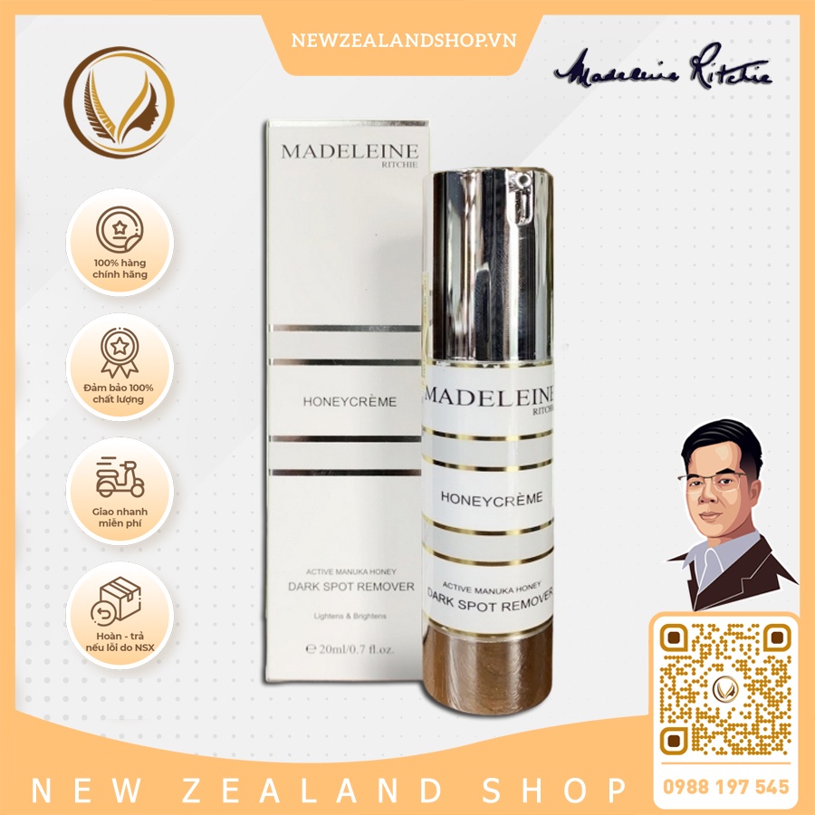 Kem dưỡng làm mờ thâm nám, tàn nhang Madeleine Ritchie Dark Spot Remover 20ml