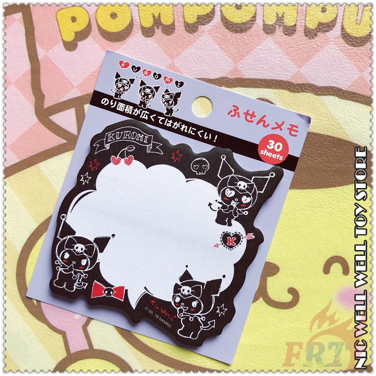 30 Tờ / Bộ ✿ Ghi Chú Dính Sanrio Q-2 ✿ Giấy Dán Ghi Chú Họa Tiết Hoạt Hình Hello Kitty / Little Twin Stars / Gudetama / Cinnamonroll / My Melody / PomPomPurin N Times