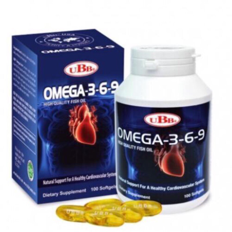 ✅[CHÍNH HÃNG] TPBS UBB® Omega 3,6,9 - Omega 369 (Hộp 100 viên) từ USA