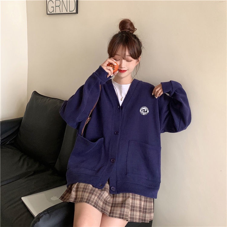 Áo Khoác Bóng Chày Vải Mỏng Thiết Kế Dễ Thương Giản Dị Dành Cho Nữ