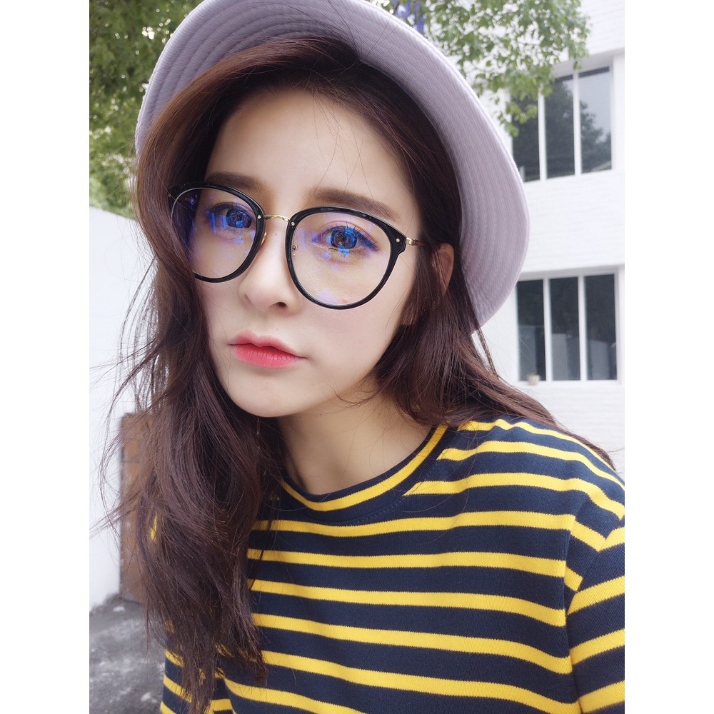 Kính cận thời trang mắt tròn phong cách Hàn Quốc - Kính giả cận Unisex 019 | BigBuy360 - bigbuy360.vn