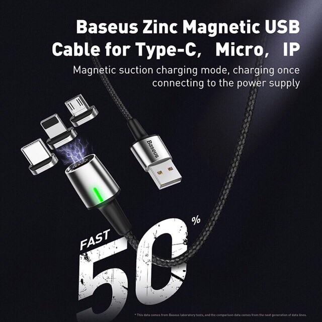 Baseus Zinc Magnetic Cable Series 2- Đầu sạc nam châm rời dùng cho cáp sạc nam châm