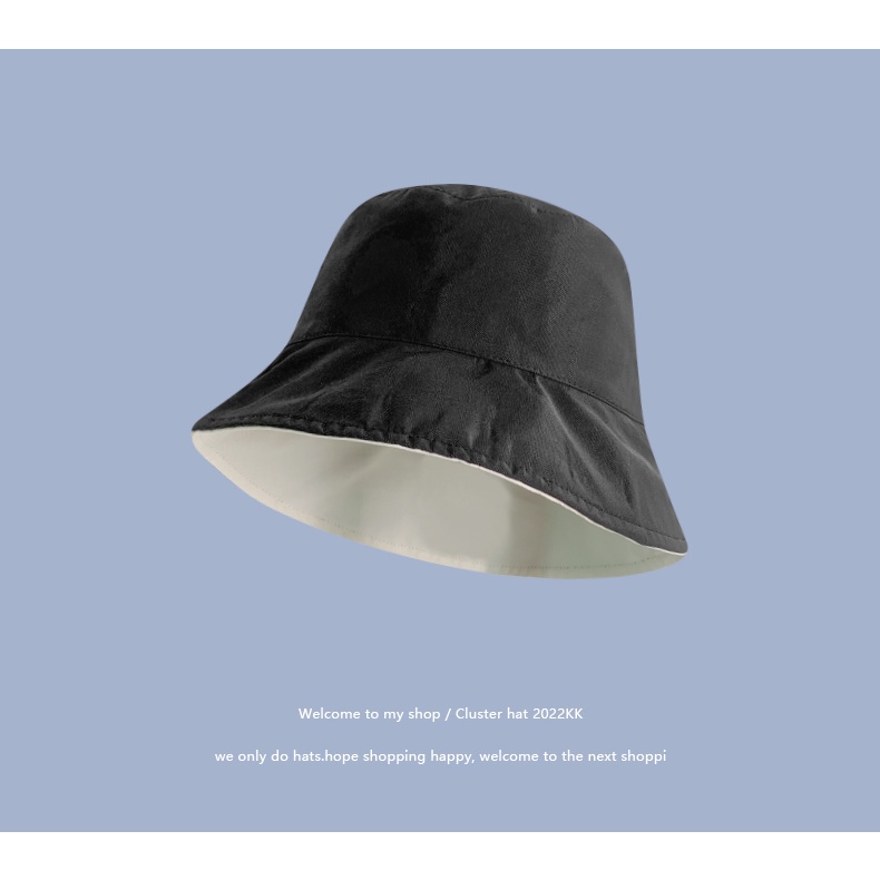 Mũ Tai Bèo Chống Nắng Hai Mặt Phong Cách Retro Nhật Bản Thời Trang Xuân Hè Dễ Phối Đồ Cho Nữ