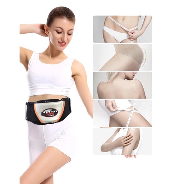 Đai Massage Bụng, Máy Massage Bụng Nóng Và Lạnh Vibro Shape Giảm Lượng Mỡ Thừa Hiệu Quả. Bảo hành 1 đổi 1 toàn quốc