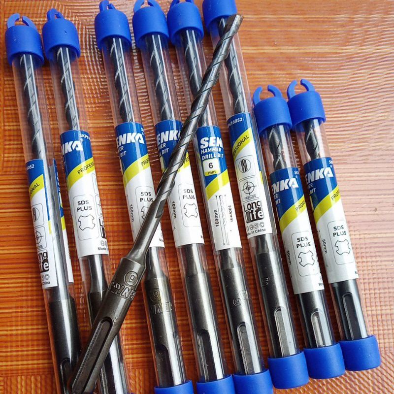 Mũi khoan bê tông đầu gài SENKA chính hãng có các loại kích thước , độ rắn chắc cao