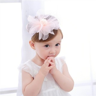Băng đô lưới kết hoa xinh xắn cho bé