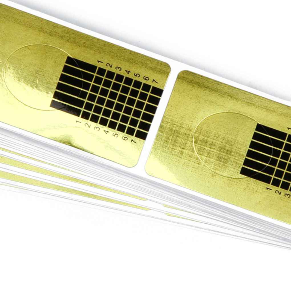 Set 100 miếng dán hỗ trợ sơn móng/nối móng