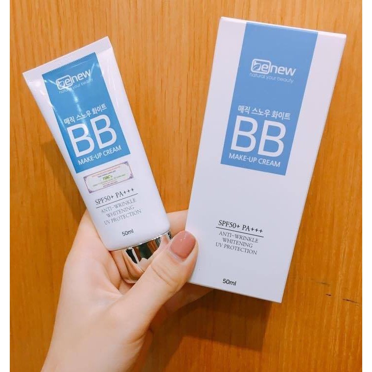 Kem BB trang điểm mỏng mịn không nhờn Benew MagicHàn Quốc 50ml