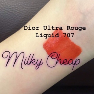 Son Dior Ultra Rouge Liquid màu 707 Có Bill