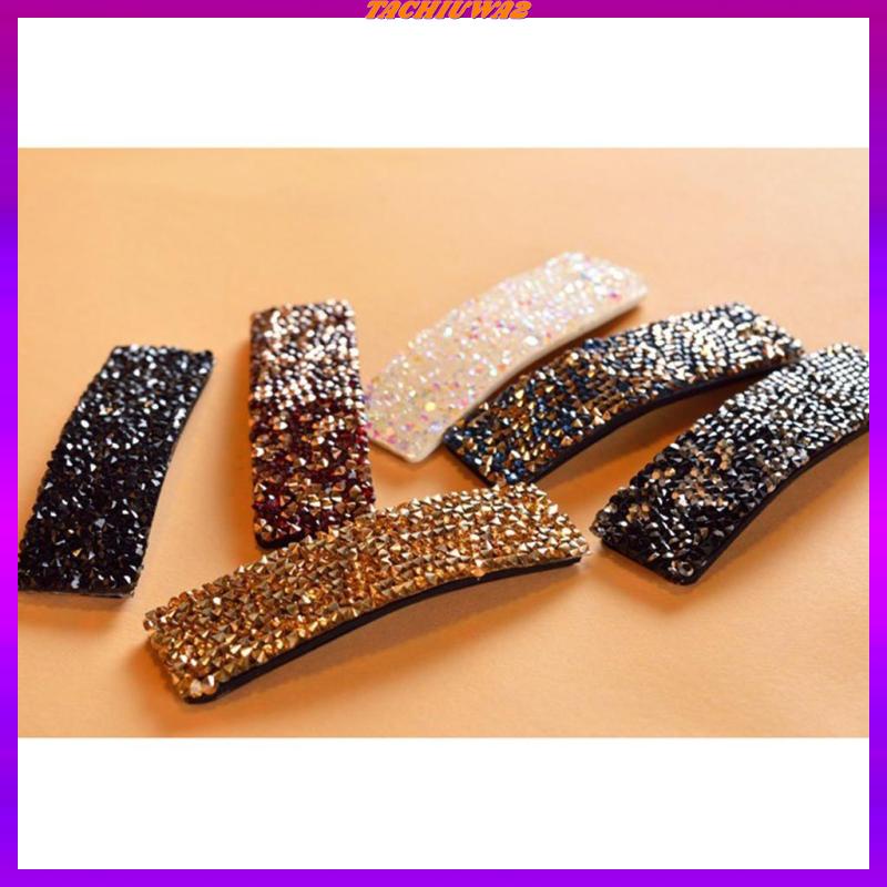 [Tachiuwa2] 1 Yard Miếng Dán Ủi Lên Quần Áo Bằng Ruy Băng Đính Pha Lê Sáng Bóng