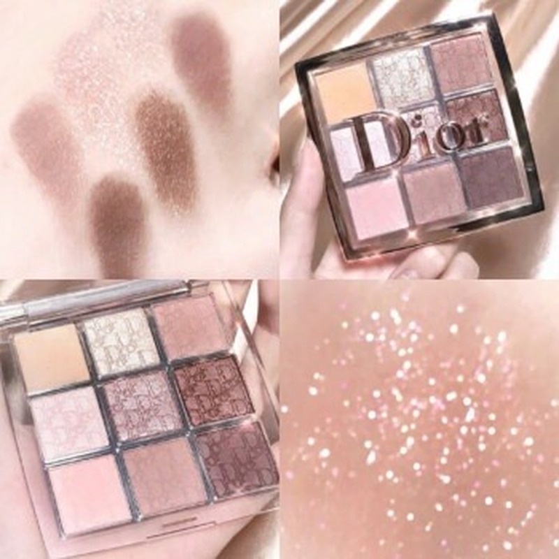 Bảng Phấn Mắt 10g Họa Tiết Hoa Dập Nổi Kèm Giá Đỡ Tiện Dụng Thương Hiệu Dior