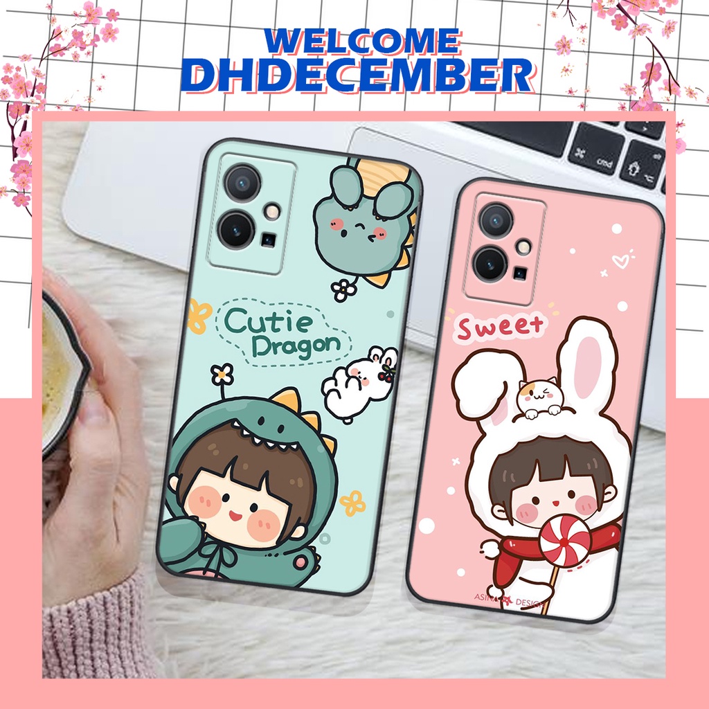 Ốp lưng Vivo Y55 5G - BẢO VỆ CAMERA in hình 3D lucky, gấu Brick xinh xắn - KHÔNG NÊN BỎ LỠ