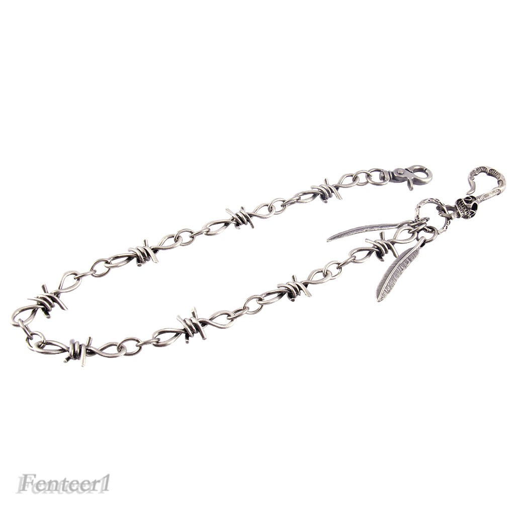 [FENTEER1] Retro Pants Trousers Jeans Wallet Chain Rock Hip Hop Waist Decoration Chain