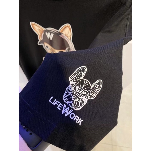 ÁO THUN LIFEWORK CHÓ ĐEO TAI PHONE