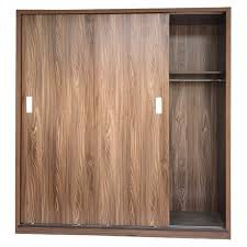 Tủ áo gỗ Tủ Áo Cửa Lùa 1m6 Gỗ MDF Melamine Màu Óc Chó