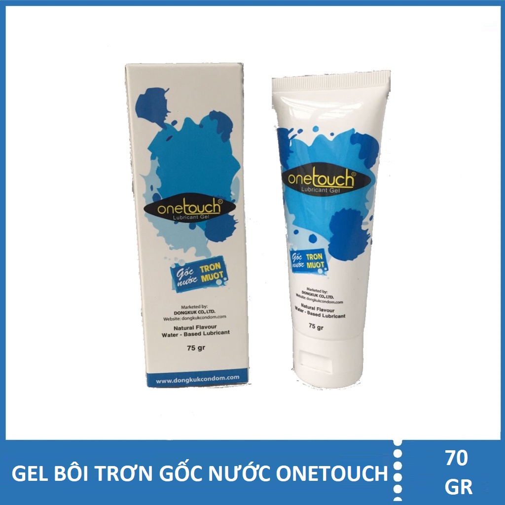 Gel bôi trơn Gốc nước Trơn mượt OneTouch - 75ml  XMARVEL