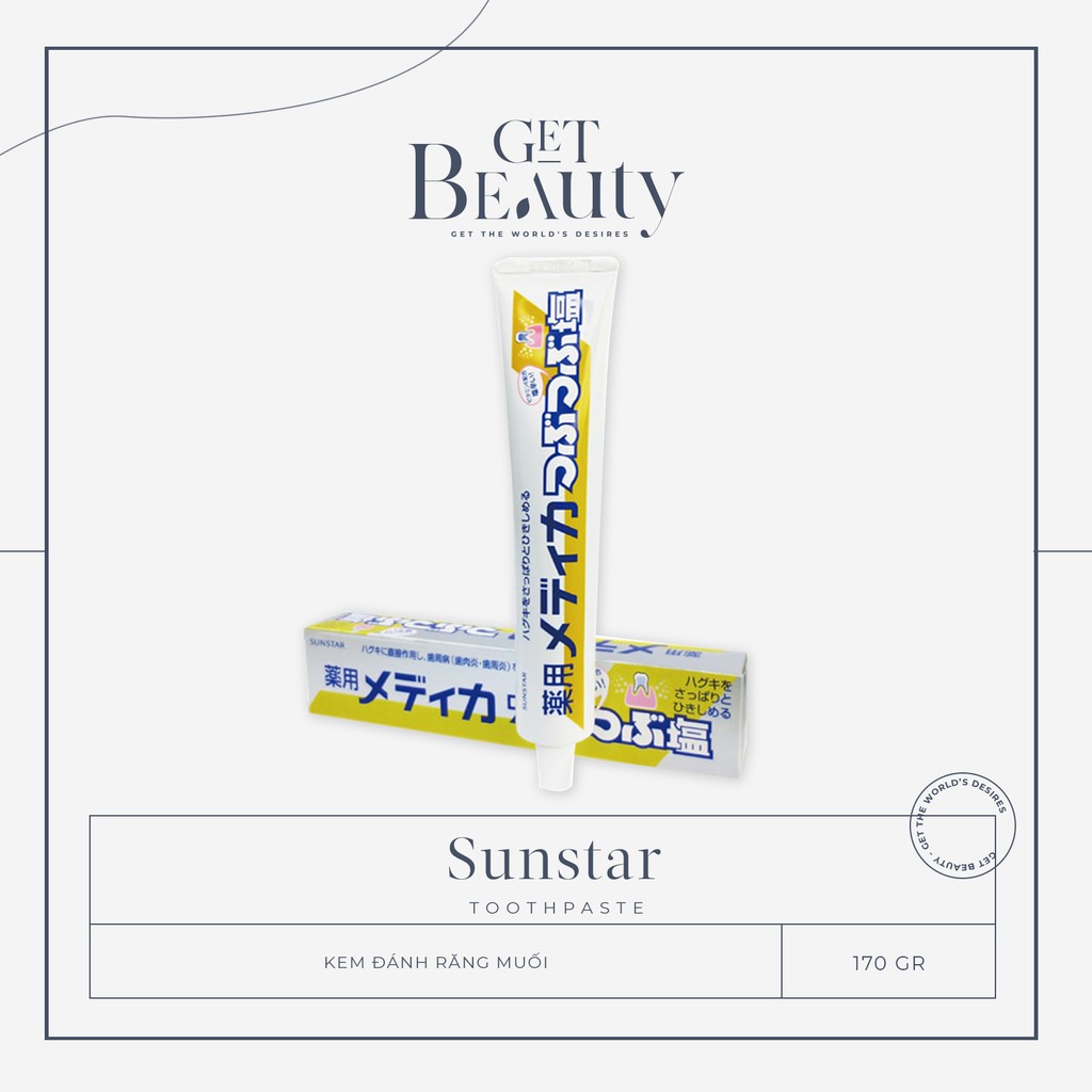 KEM ĐÁNH RĂNG MUỐI SUNSTAR 170G