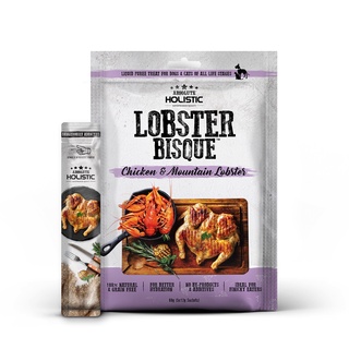 SÚP THƯỞNG CHO CHÓ MÈO ĐỦ VỊ ABSOLUTE HOLISTIC BISQUE (Túi 5 tuýp)