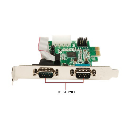 Card PCI Express to 2 port COM