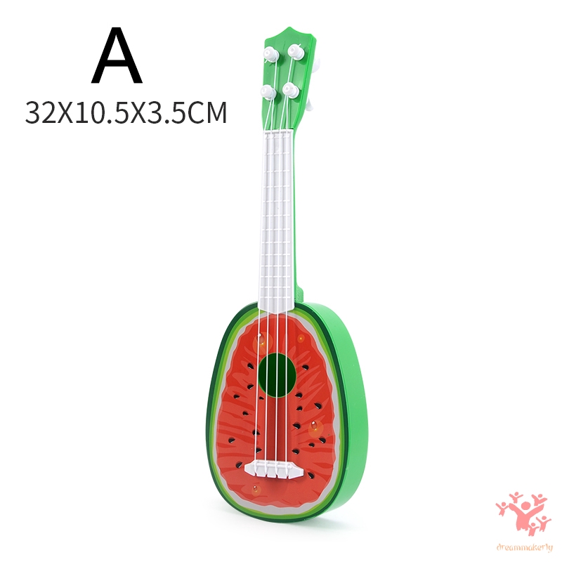 Đàn Ukulele Họa Tiết Trái Cây Hoạt Hình Cho Bé