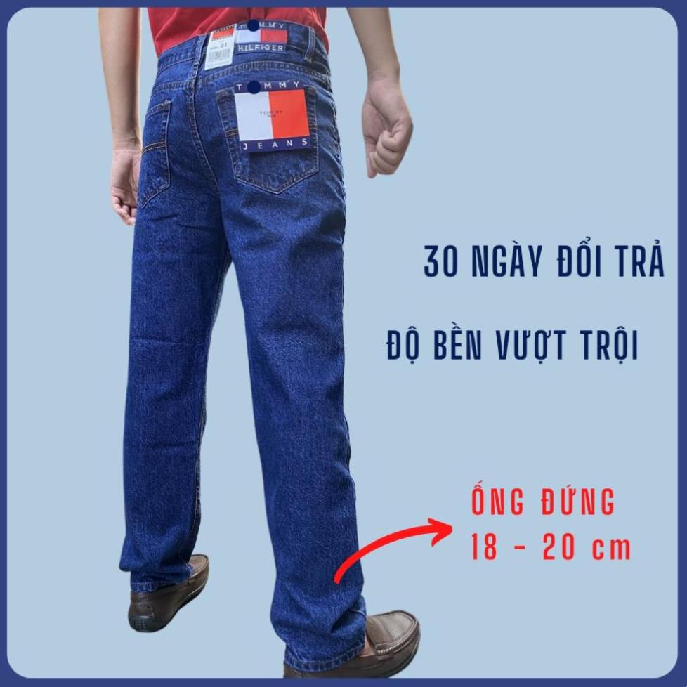 Quần Jean Nam Ống Suông, Quần Bò Nam Trung Niên Ống Đứng Cao Cấp * Đẹp