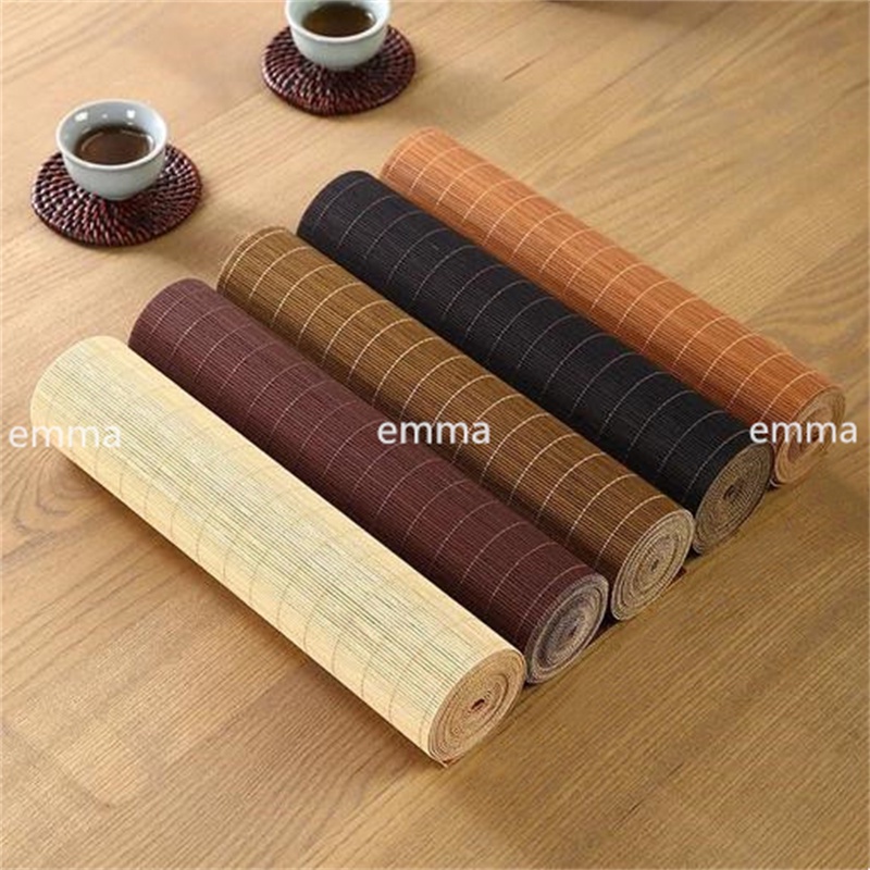 Tấm Lót Bàn Trà Bằng Tre Cách Nhiệt Tiện Dụng
