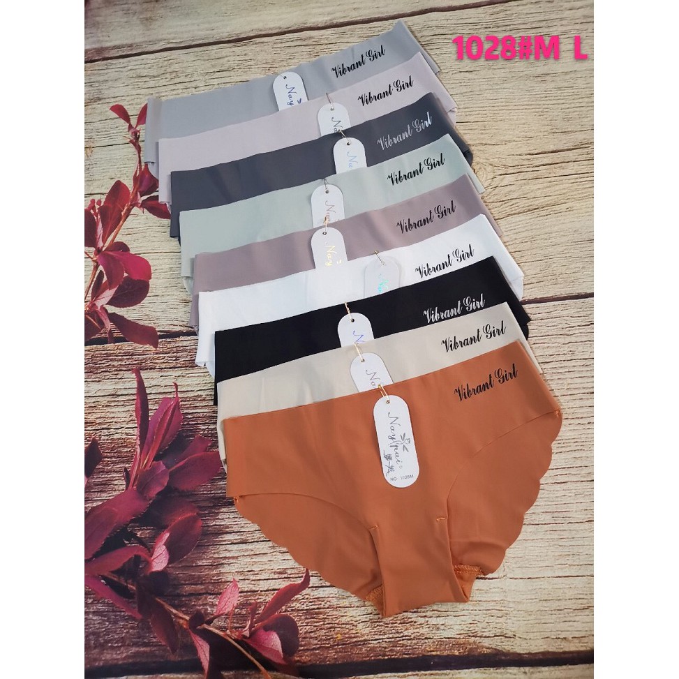 Sét 10 Quần Lót Nữ Thun Lạnh Su Đúc Kháng Khuẩn Không Viền Lượn Sóng Sexy Giá Rẻ NO1028