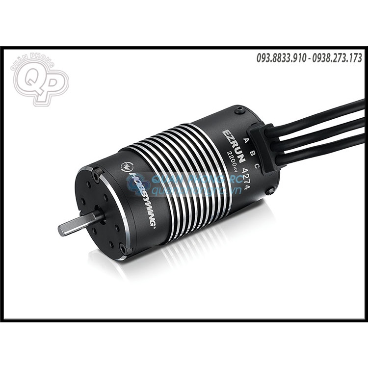 Bộ Điều Tốc và Động Cơ Không Chổi Than EzRun Combo MAX8 V3 150A Motor 4274 2200KV (38010400)