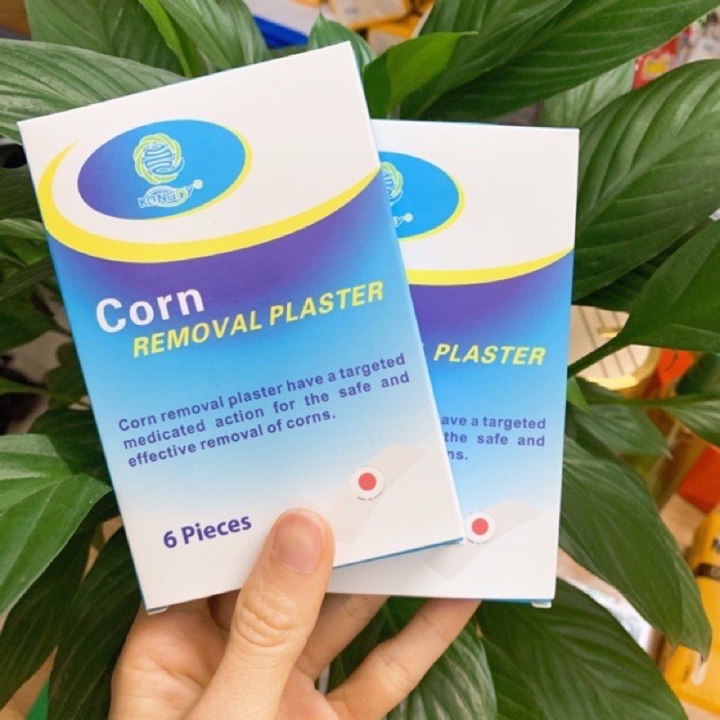 Miếng dán mụn cóc Corn removal plaster - Hộp 6 miếng