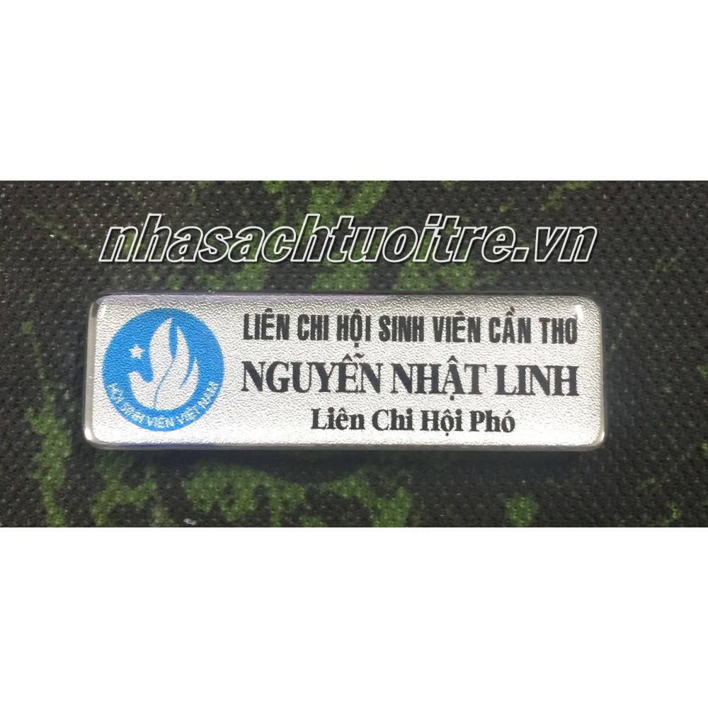 Bảng Tên Cài Áo [Chất Liệu Inox] -  Nam Châm