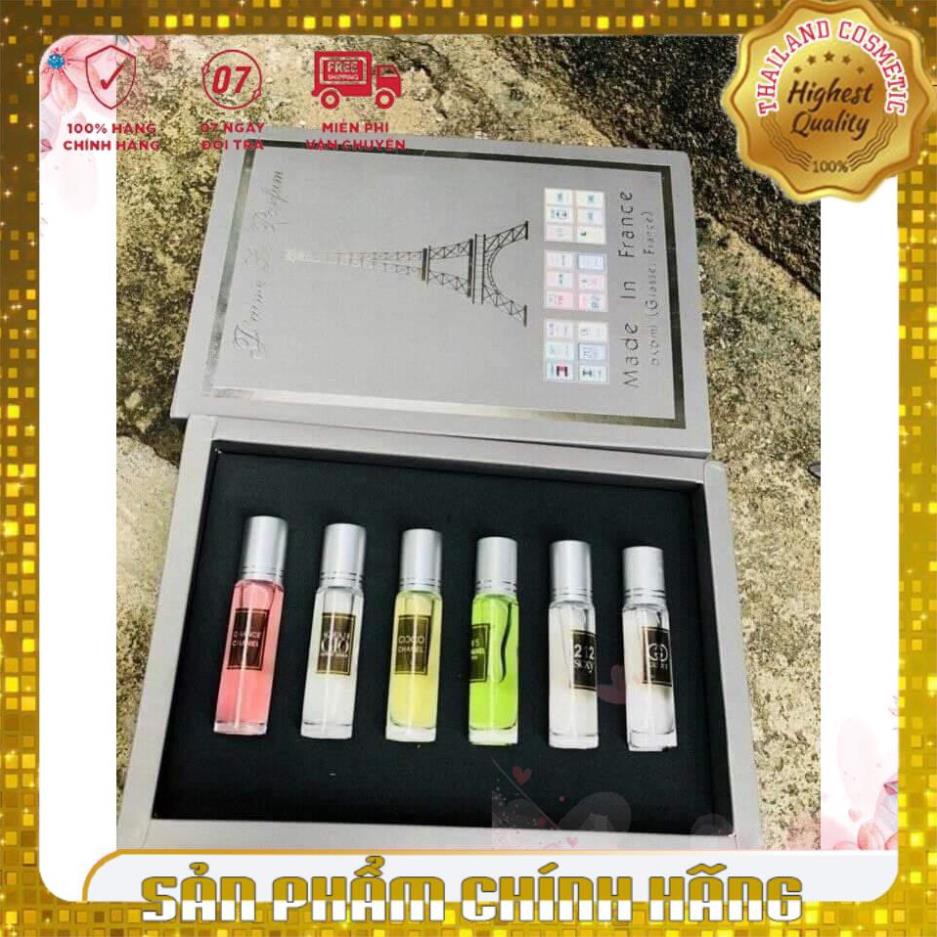 Set 6 chai nước hoa Pháp cho nam