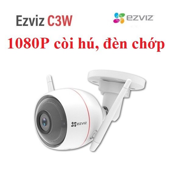 [CÒI HÚ]Camera WIFI 2M Ngoài Trời HIKVISION EZVIZ C3W 1080P FULLHD [CHÍNH HÃNG - BH 24TH] (CÓ THẺ NHỚ)