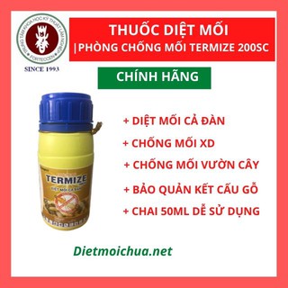  Thuốc Phòng Chống Mối | Diệt Mối Termize 200SC Chai 50ml [Chính Hãng]