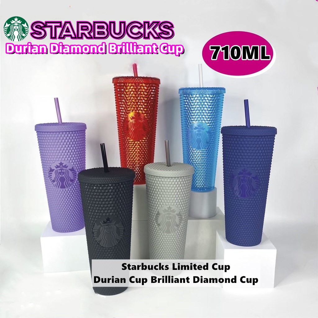 Cốc Uống Cà Phê Starbucks 710ml/24oz Thiết Kế Ống Hút Tiện Dụng
