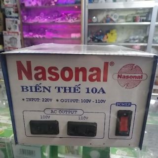 Biến Thế 220vol ra 100vol –110 vol 10A Nasonal