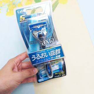Dao cạo râu 5 lưỡi kép KAI AXIA Thương hiệu số 1 Nhật Bản