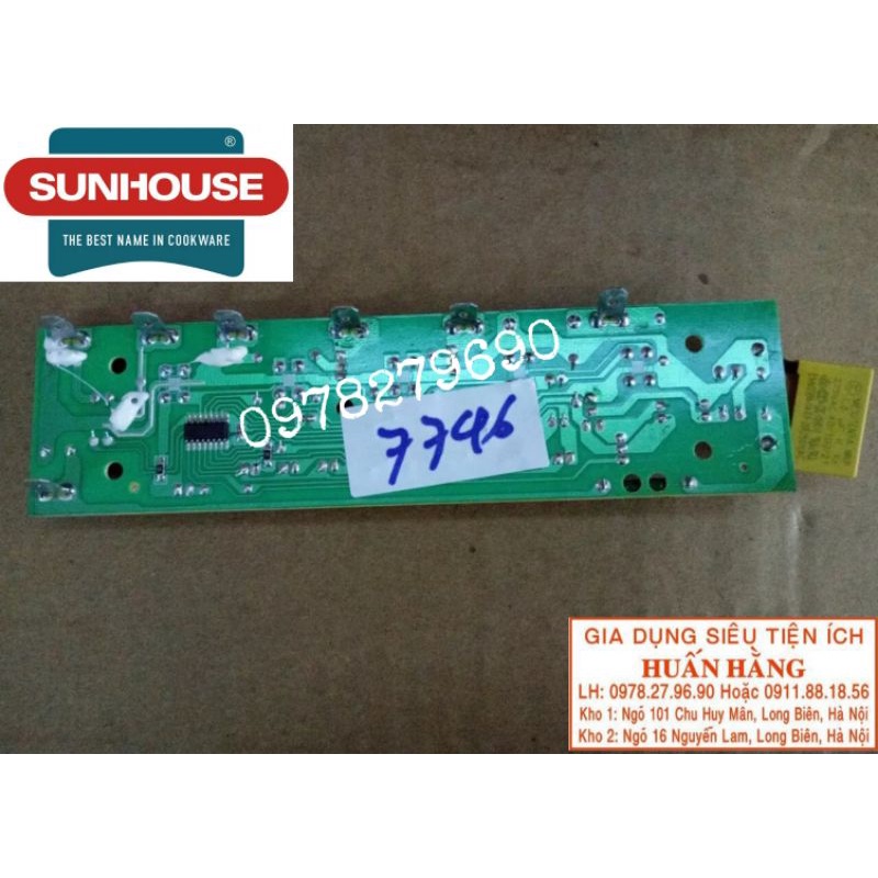 (CHÍNH HÃNG) Điều khiển, Bo mạch, Bơm quạt, Động cơ quay quạt điều hoà Sunhouse SHD7746