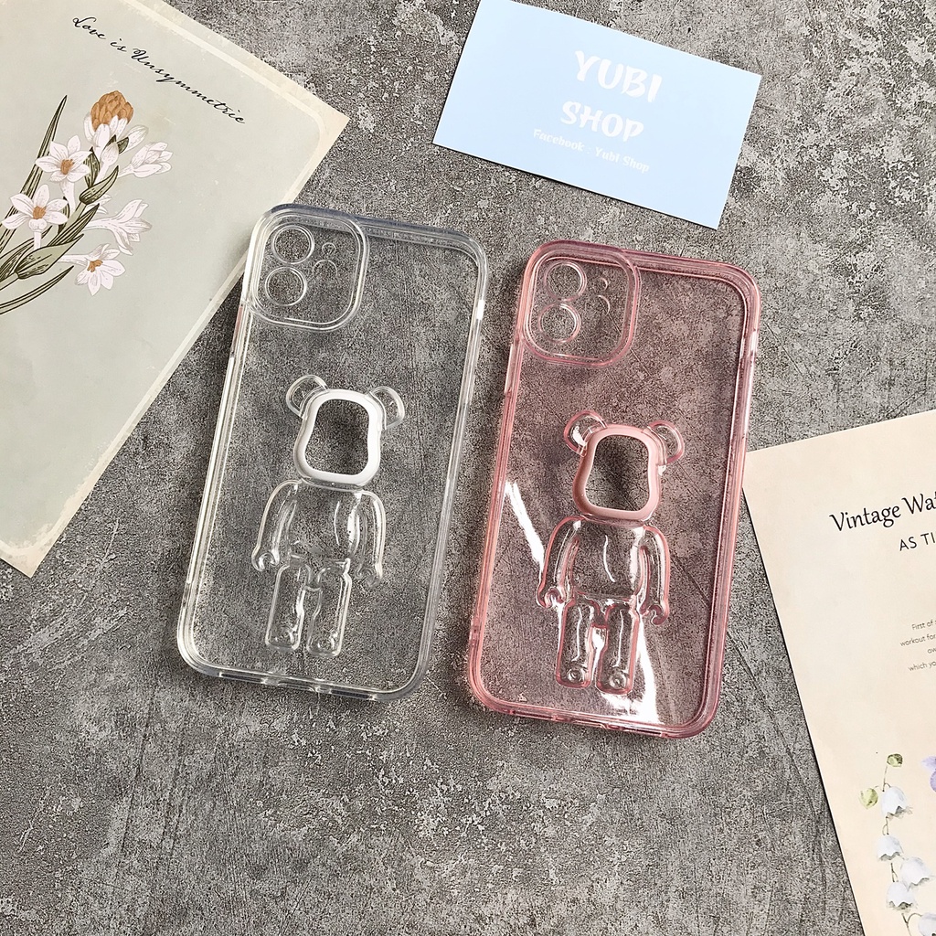 Ốp lưng Iphone gấu hở táo - Iphone X/Xr/Xs/11/12/13/Pro/Max/Promax - YUBI SHOP