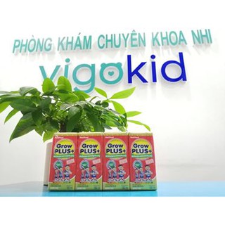 Lốc 4 hộp sữa nước nuti growplus đỏ 180ml