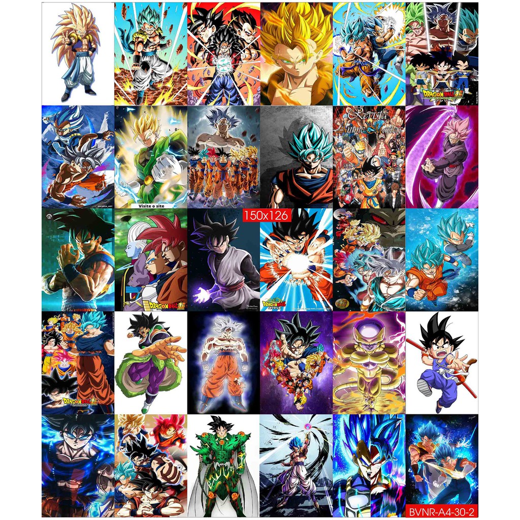 Combo Set 50 tờ Decal dán tường Bảy Viên Ngọc Rồng