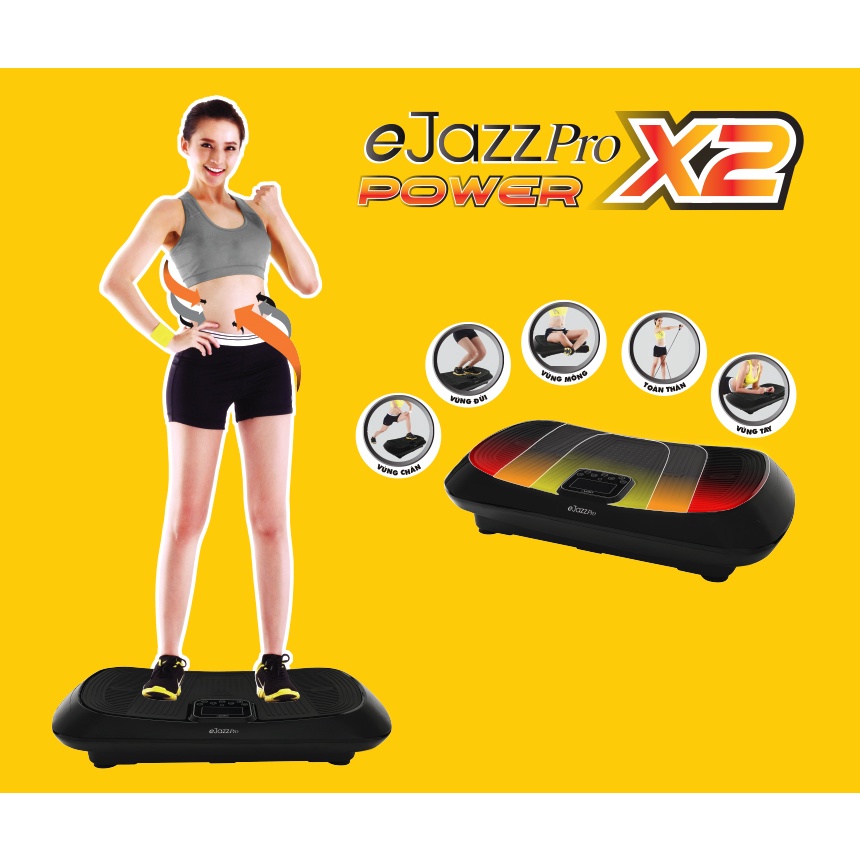 Máy Rung Toàn Thân OKIA eJazz Pro + Đệm Massage OKIA eMove Pro KWH922