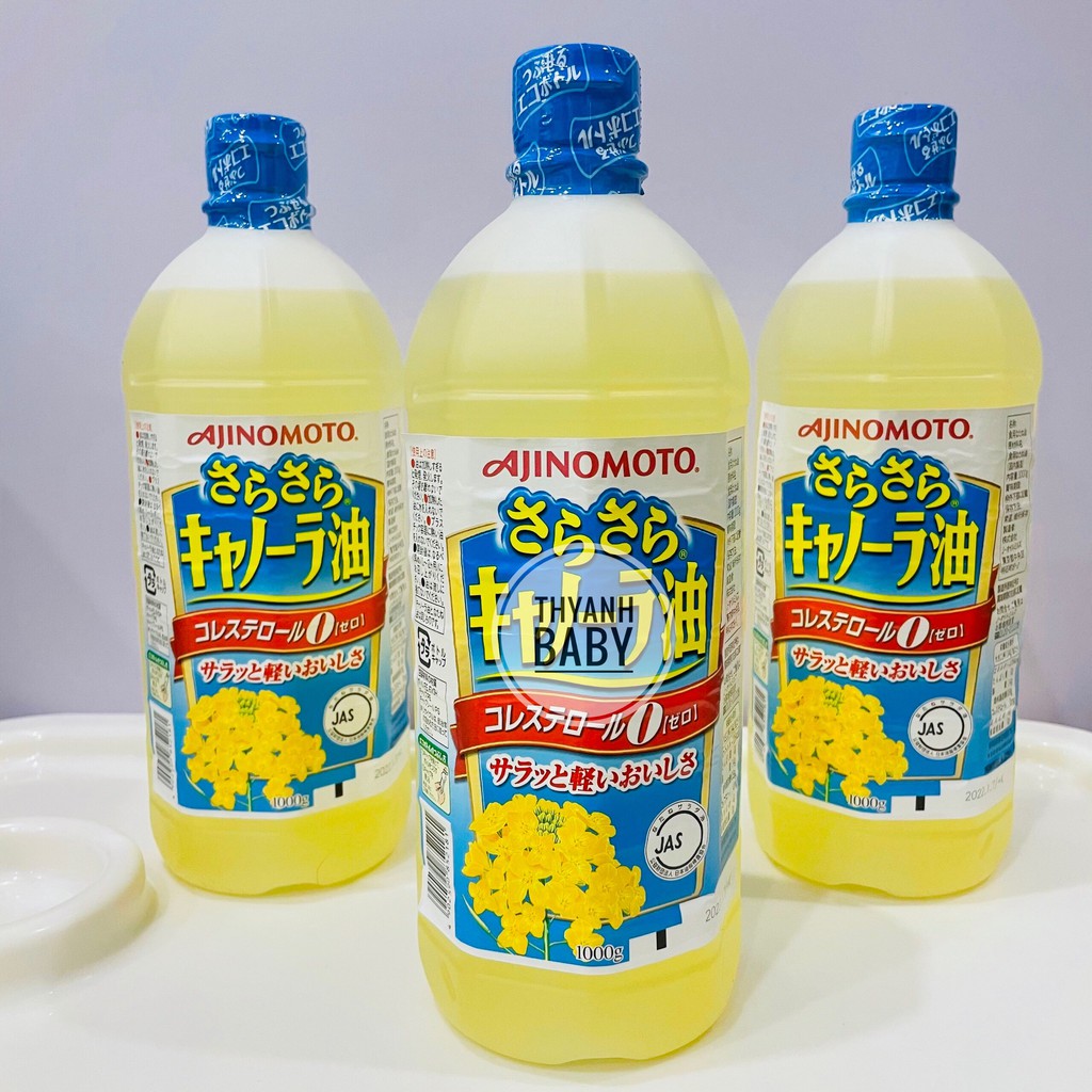 (Date 4/2022)Dầu ăn hoa cải AJNOMOTO Nhật Bản 1000g | BigBuy360 - bigbuy360.vn