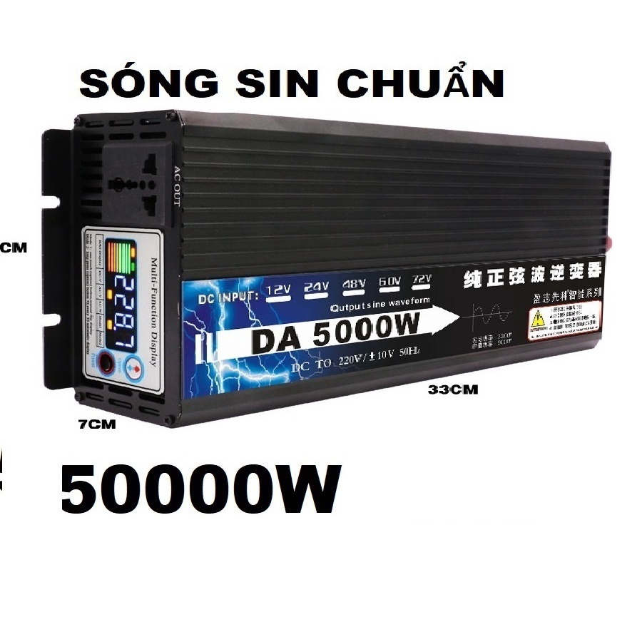 BỘ ĐỔI NGUỒN 12V SANG 220V SIN CHUẨN