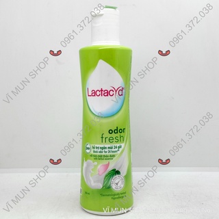 Dung dịch vệ sinh phụ nữ Lactacyd Odor Fresh ngăn mùi 24H 250ml