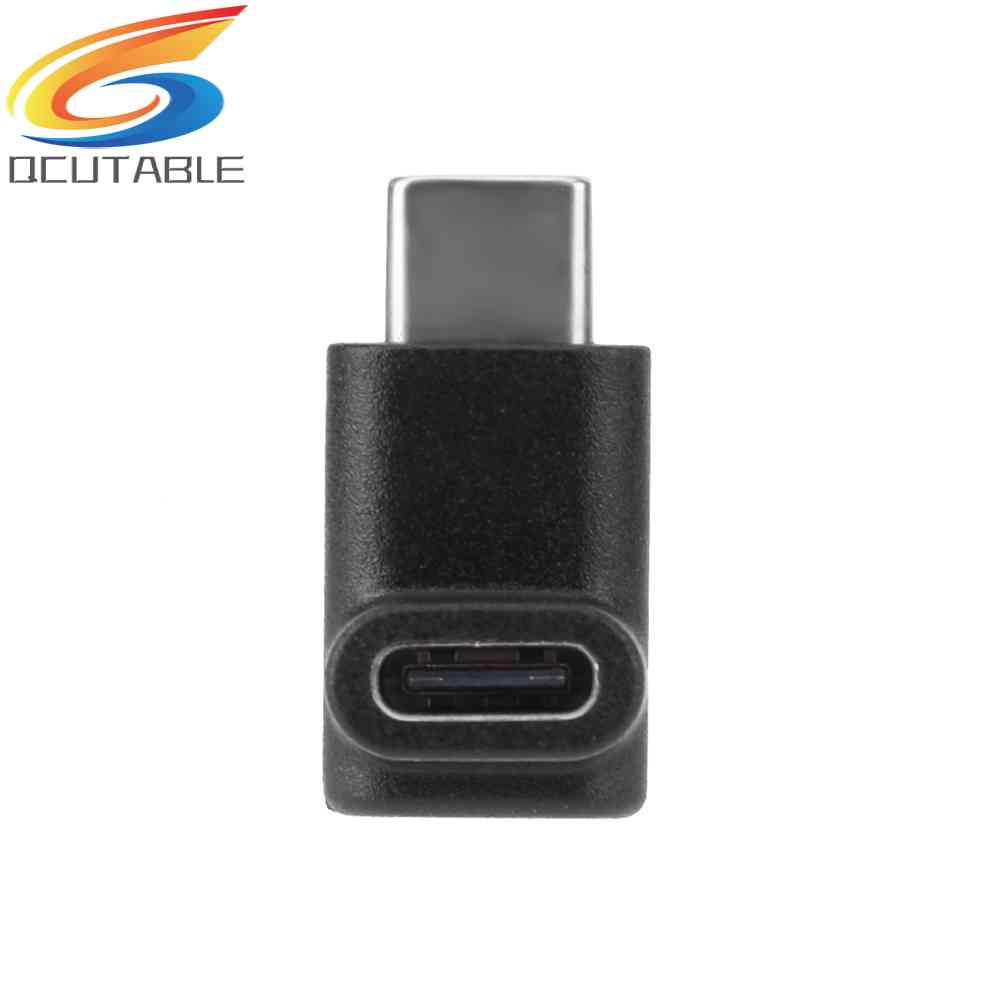 Đầu Chuyển Đổi USB 3.1 Type C Đầu Đực Sang Đầu Cái 90 Độ